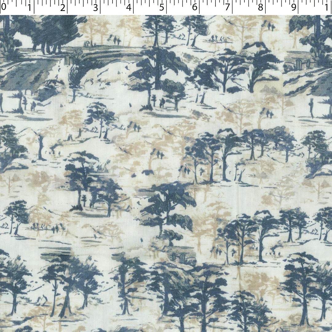 MANSFIELD COLLECTION-COTTON POPLIN PRINTS-TREES