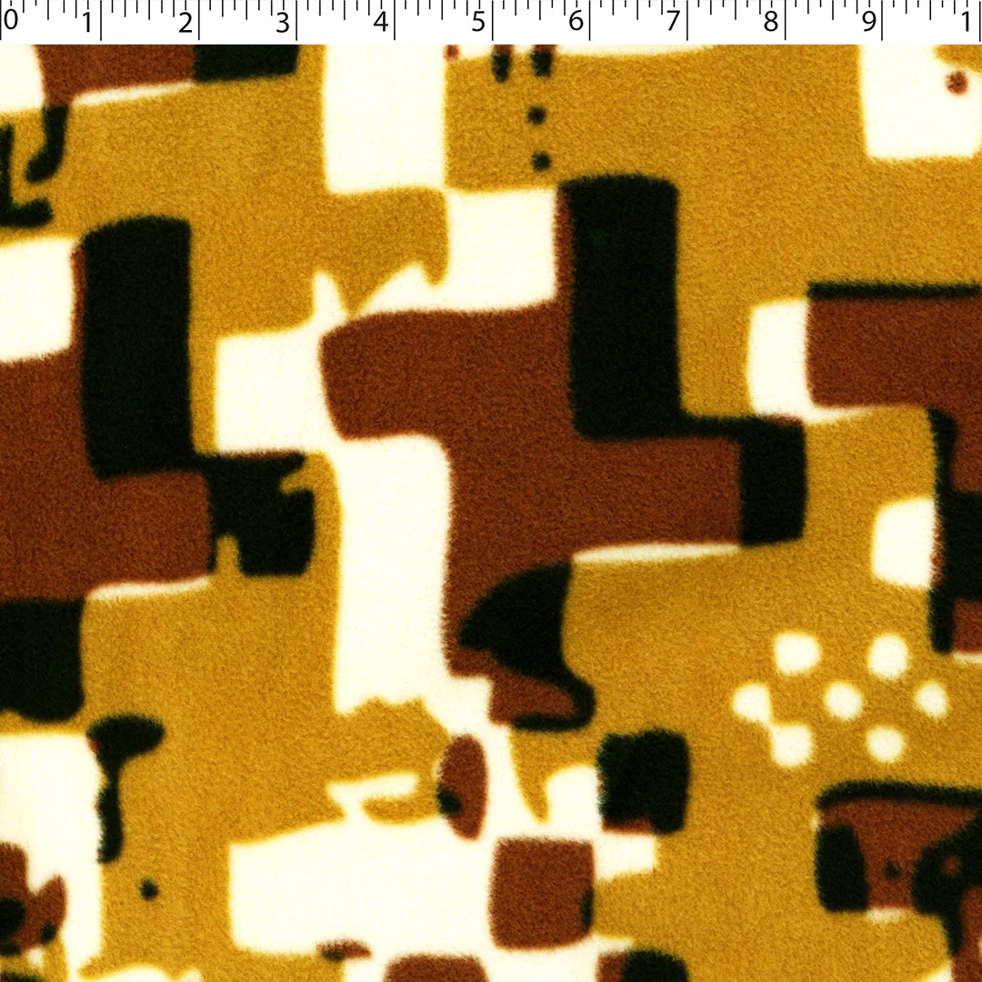 MOUNTAIN FLEECE PRINTS - ABSTRACT HOUNDSTOOTH - Image 3