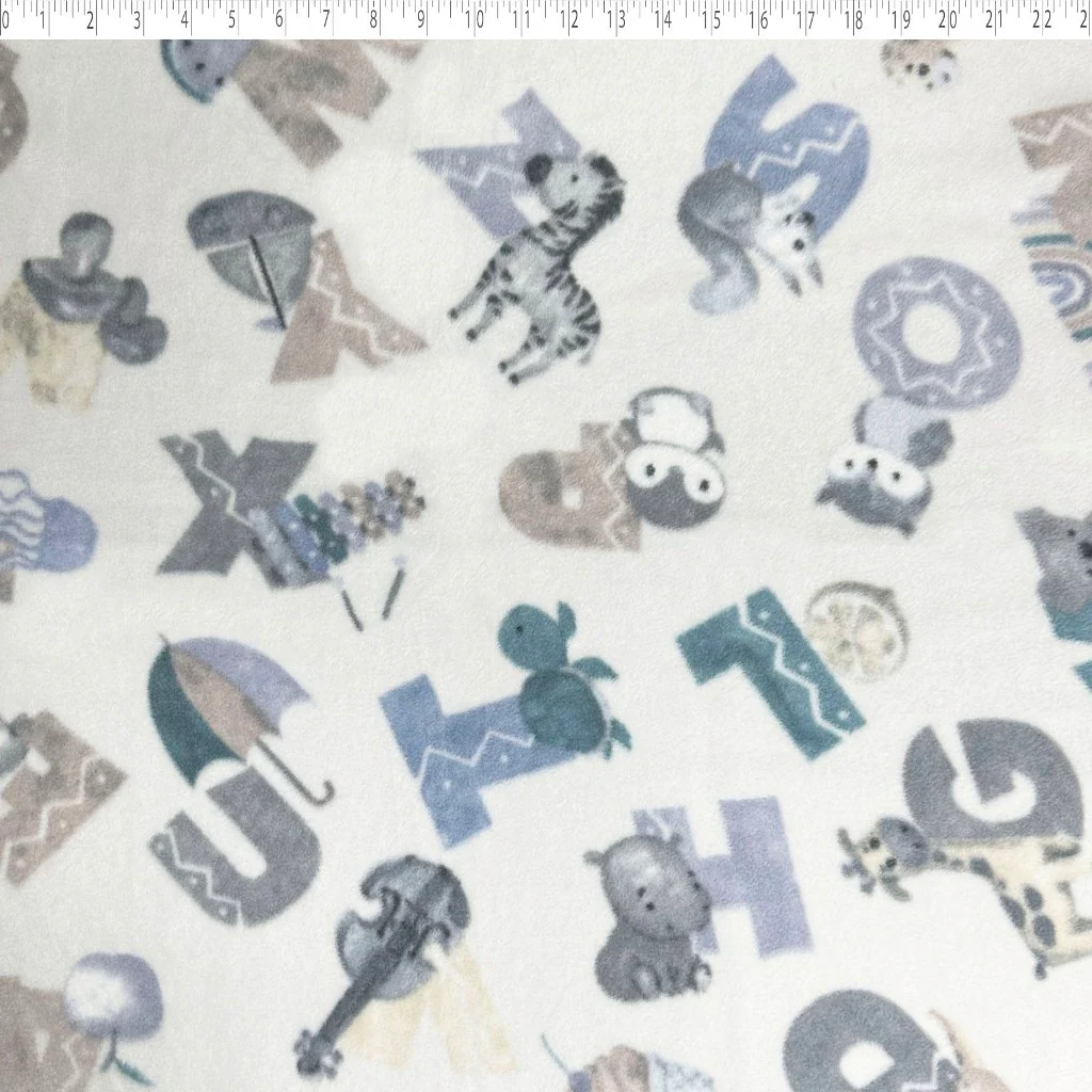 MOUNTAIN FLEECE PRINTS BABY - ABC ANIMALS - Image 3
