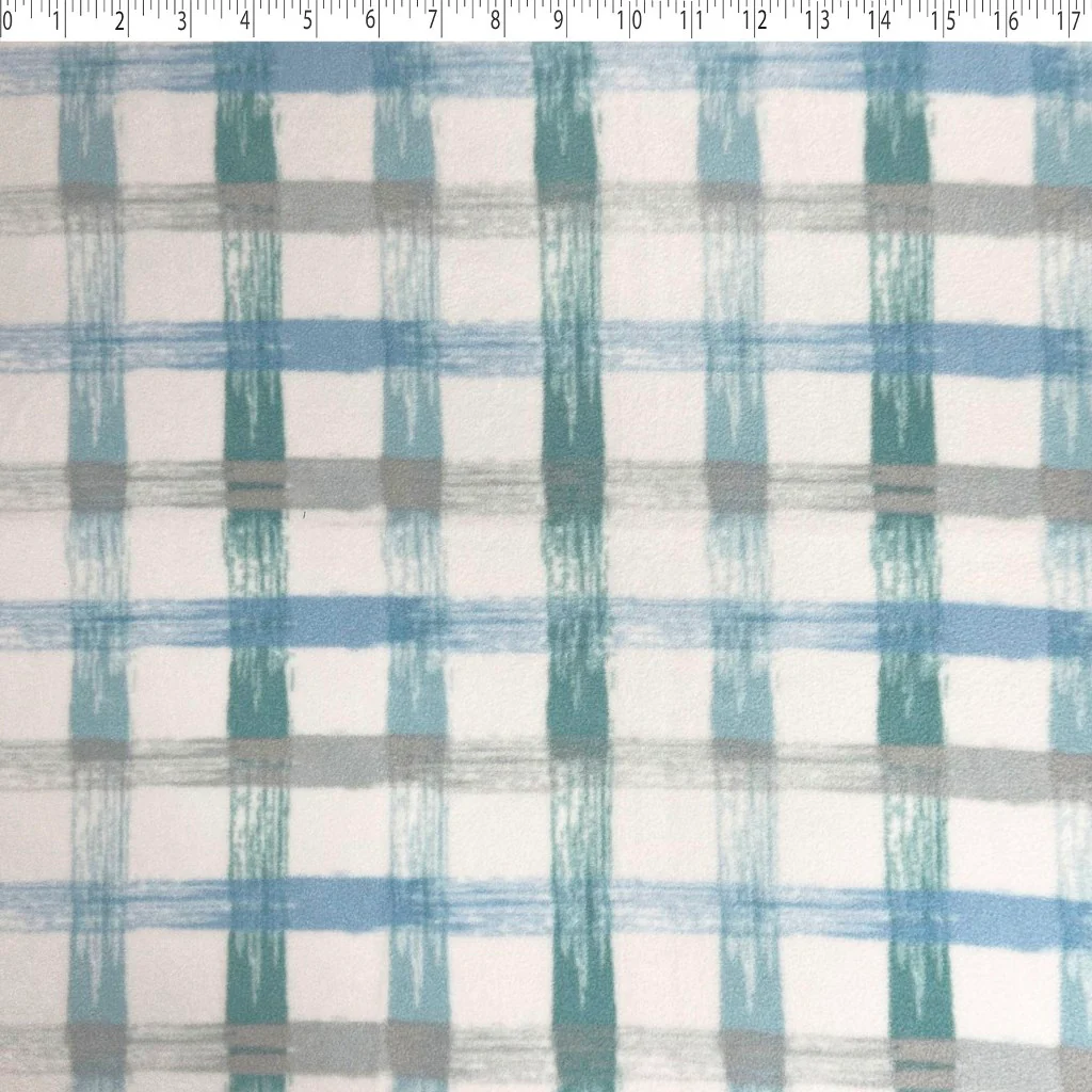 MOUNTAIN FLEECE PRINTS BABY - PAINT BRUSH PLAID