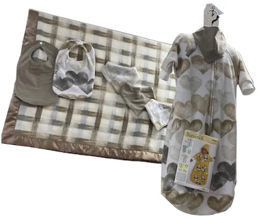 MOUNTAIN FLEECE PRINTS BABY - PAINT BRUSH PLAID - Image 4