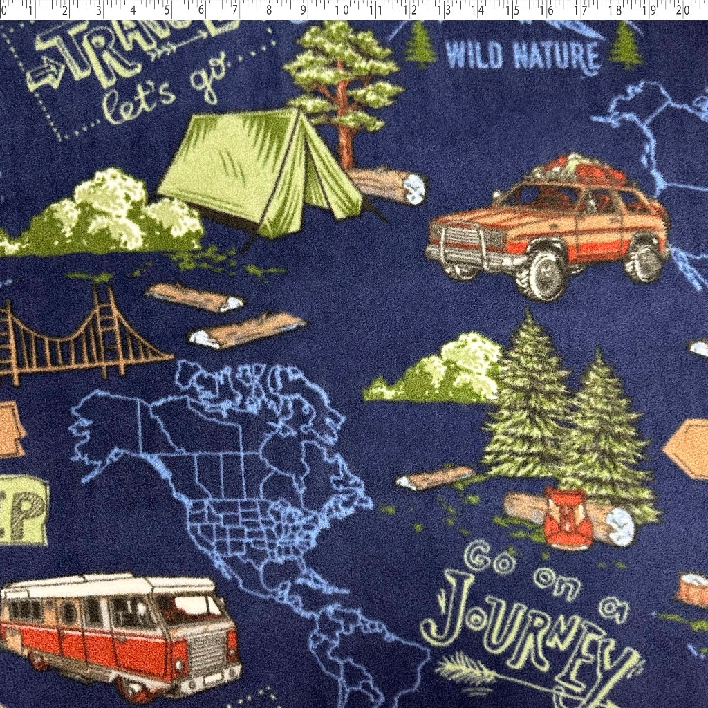 MOUNTAIN FLEECE PRINTS - ROAD TRIP - Image 2