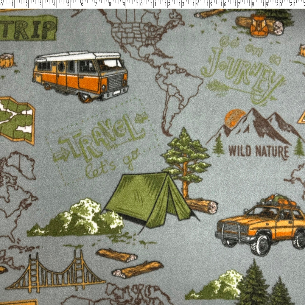 MOUNTAIN FLEECE PRINTS - ROAD TRIP - Image 3