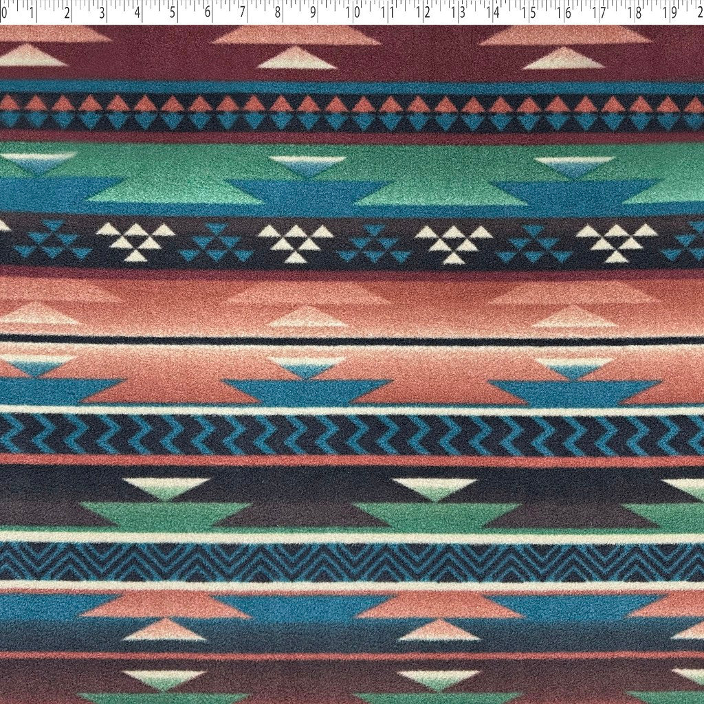 MOUNTAIN FLEECE PRINTS - SOUTHWEST STRIPE - Image 2