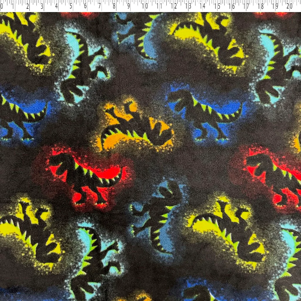 MOUNTAIN FLEECE PRINTS - T REX - Image 3