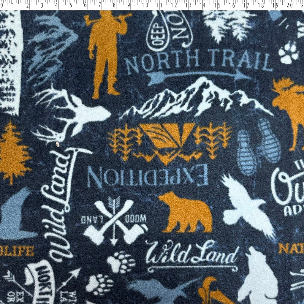 MOUNTAIN FLEECE PRINTS - THE GREAT OUTDOORS