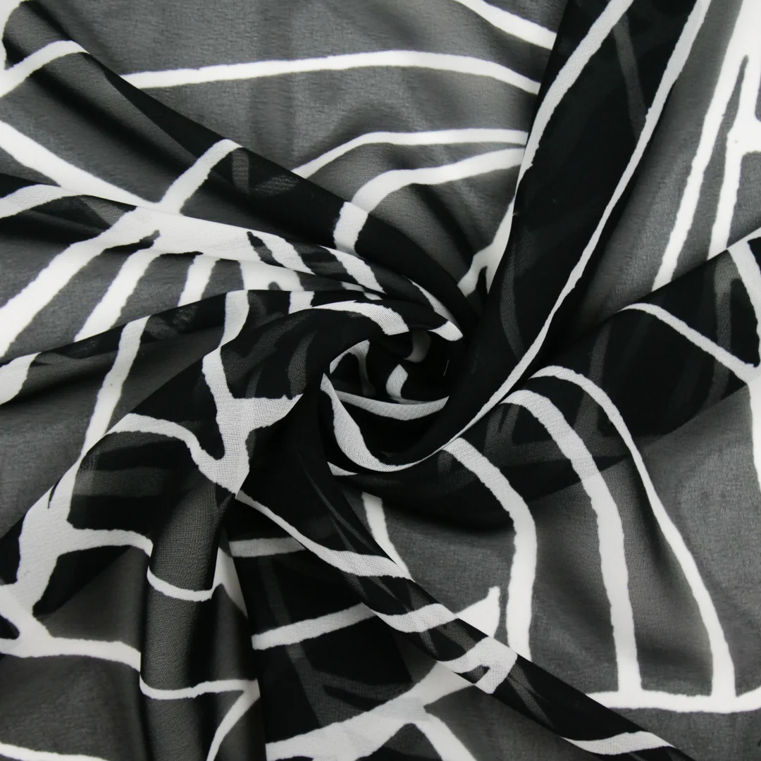MUSE COLLECTION - CHIFFON PRINTS - ABSTRACT - Image 3