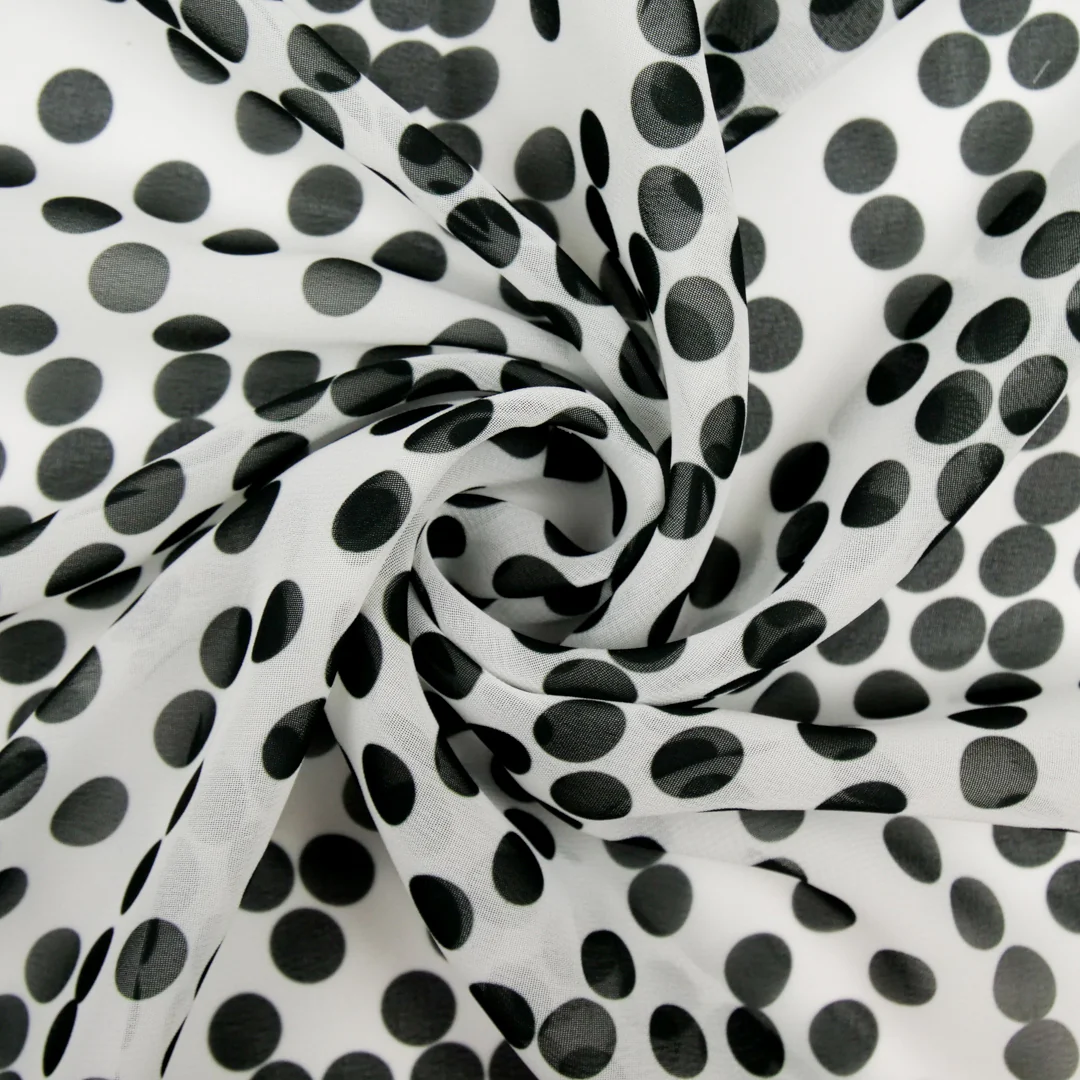 MUSE COLLECTION - CHIFFON PRINTS - DOTS - Image 3