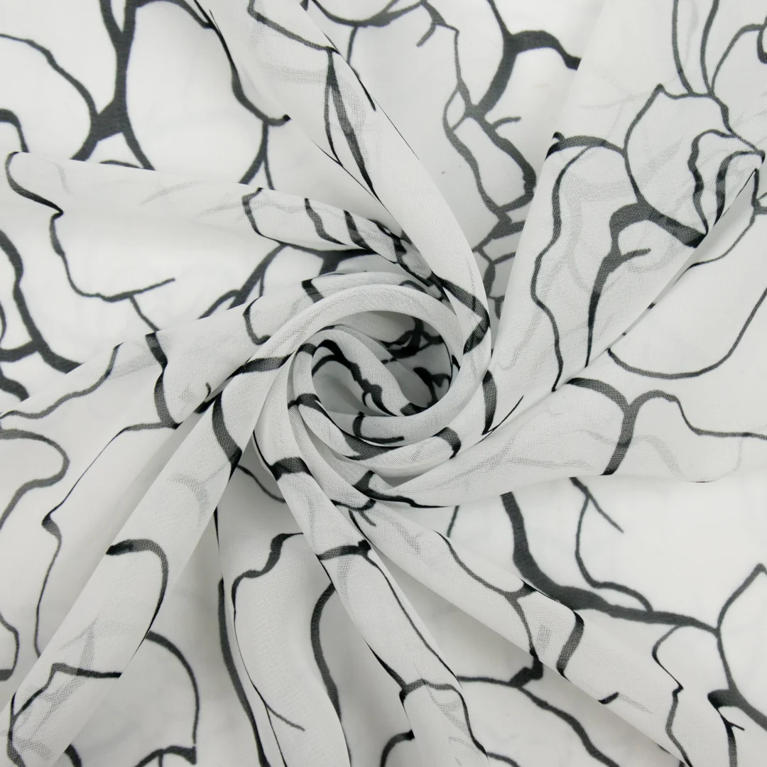 MUSE COLLECTION - CHIFFON PRINTS - FLAT FLORAL - Image 3