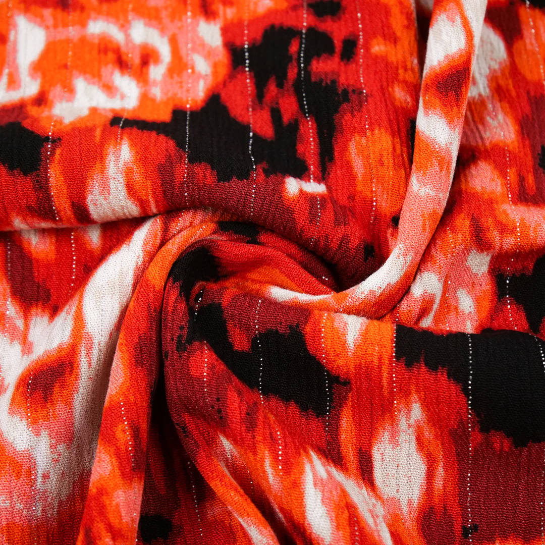 PANDORA - METALLIC CRINKLE STRIPE - DISTRESSED FLORAL - Image 3