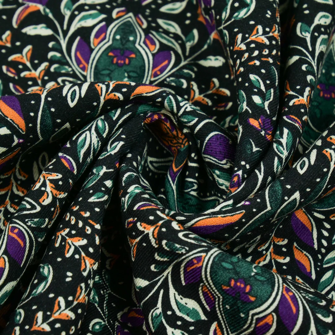 PANDORA - RAYON TWILL PRINTS - PERSIAN ABSTRACT - Image 3
