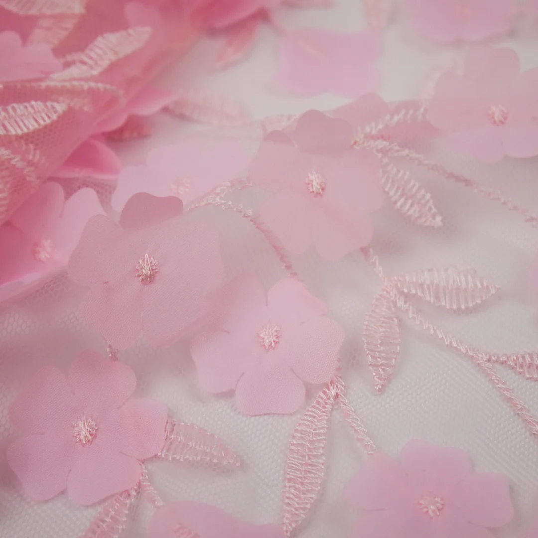 PRINCESS CHARLOTTE - EMBROIDERED MESH-HANDLOOM - Image 3