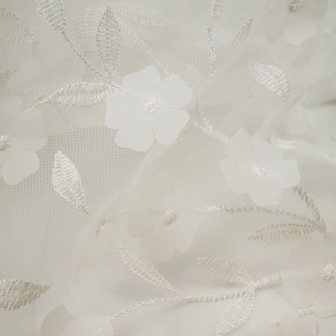 PRINCESS CHARLOTTE - EMBROIDERED MESH- HANDLOOM - Image 3
