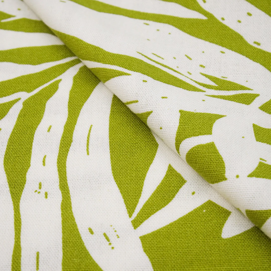 SAN PAULO RAYON/LINEN BLEND PRINTS - FERN LEAVES - Image 2