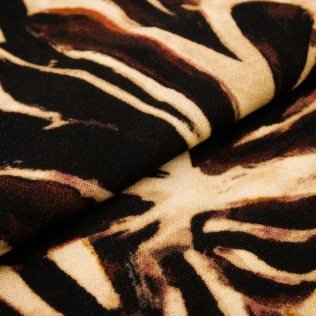 SAVANNAH - RAYON LINEN PRINTS - TROPICAL LEAVES - Image 2