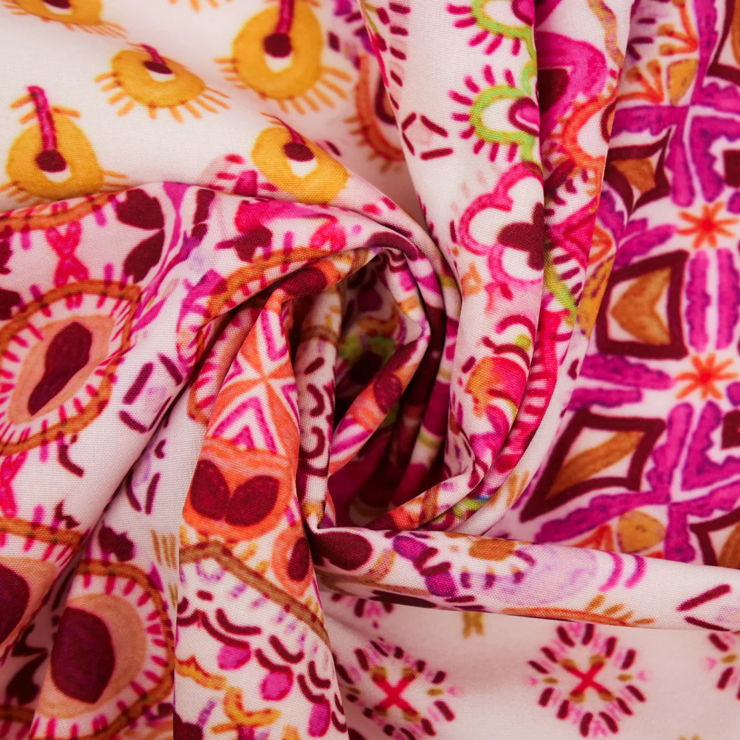 SOPHIE-COLLECTION-POLYESTER PRINTS-ABSTRACT PATCHWORK - Image 2