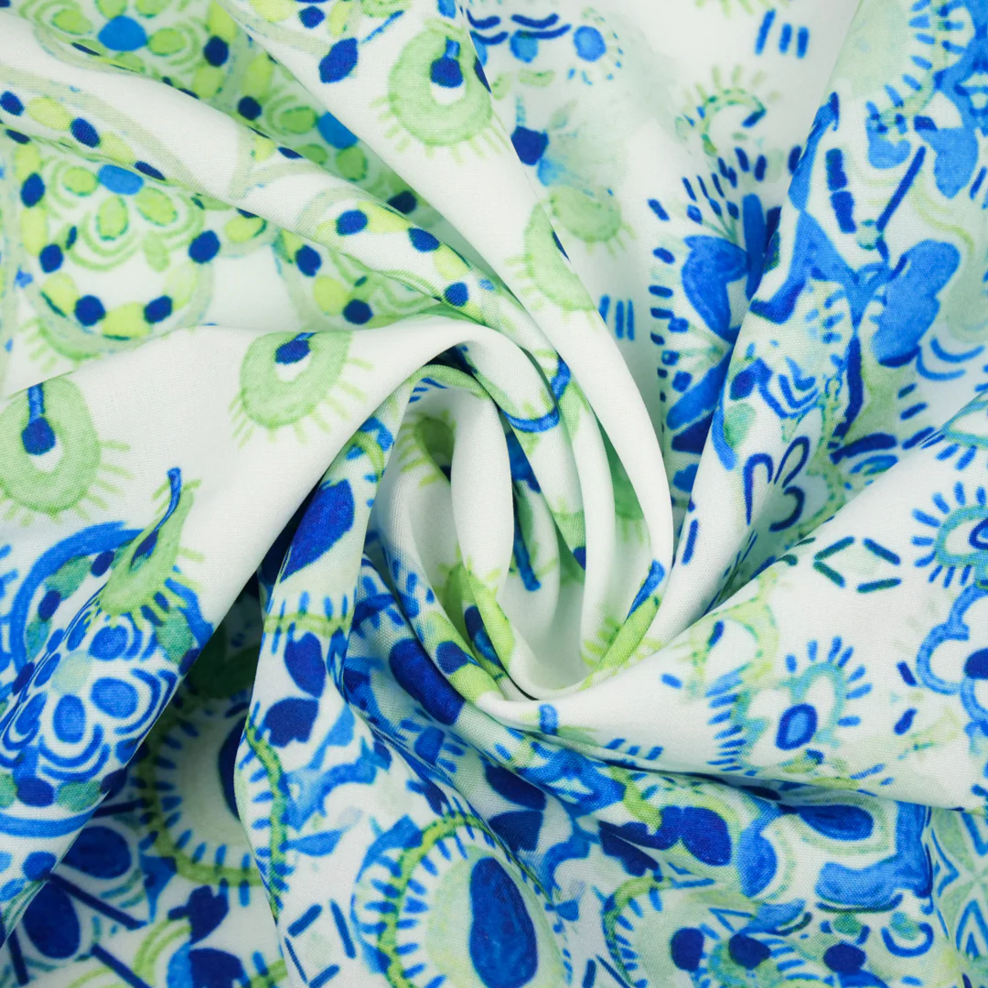 SOPHIE-COLLECTION-POLYESTER PRINTS-ABSTRACT PATCHWORK - Image 2