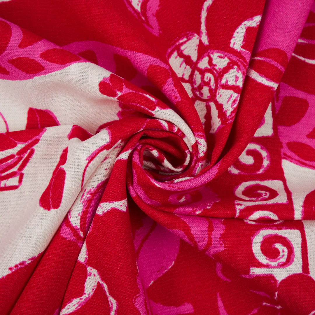 SUMMER ESSENTIALS - RAYON LINEN PRINTS - SEAHORSE / LOBSTERS - Image 3