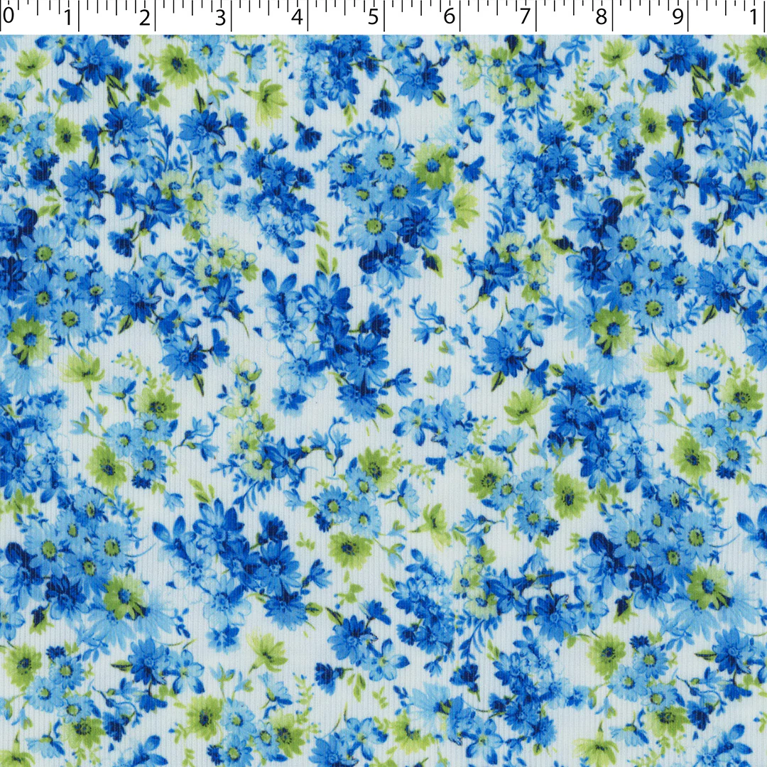 SUMMER SIESTA - RIB KNIT PRINTS - SMALL FLORAL - Image 2