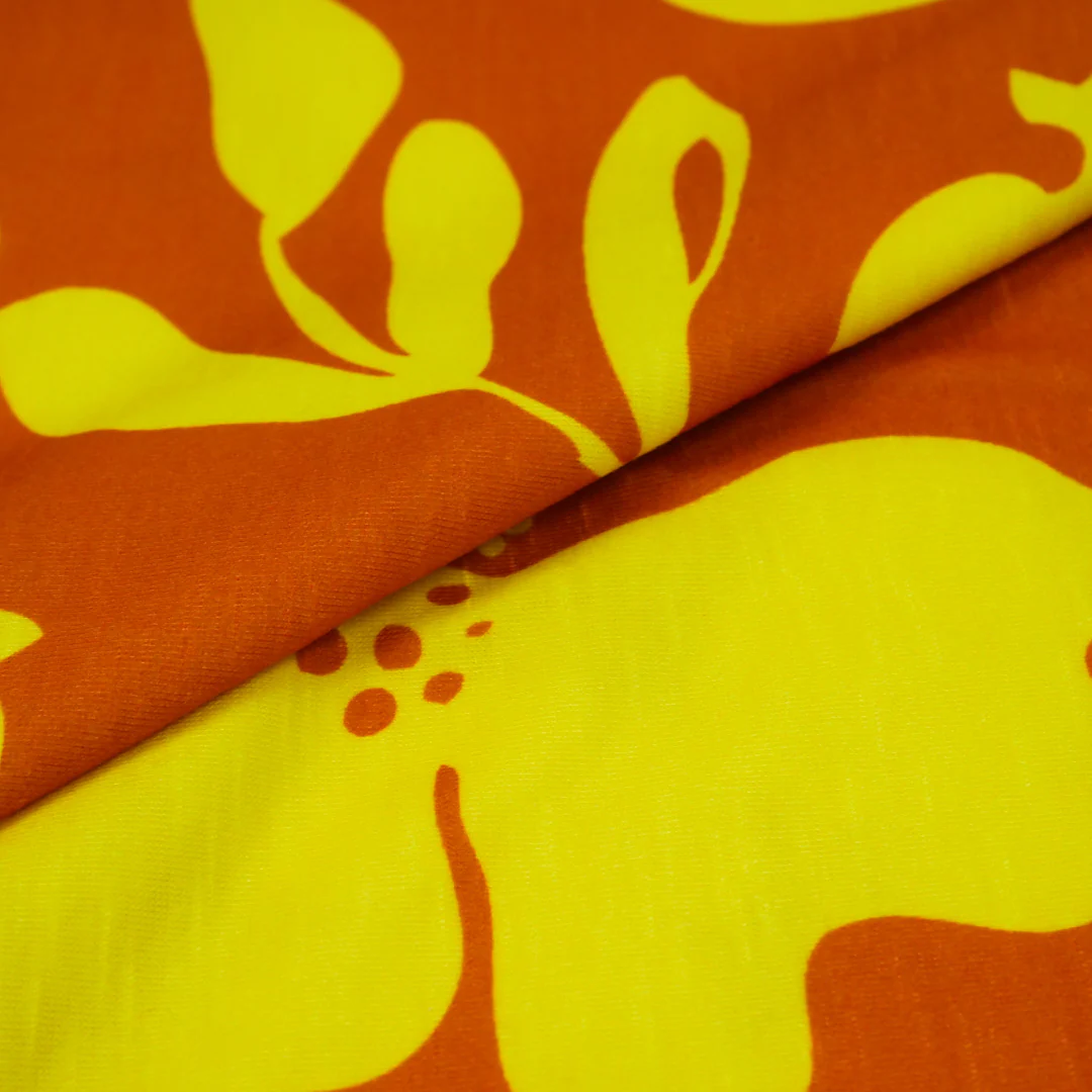 SUNSET SERENADE - SLUB KNIT PRINTS - FLAT FLORAL - Image 2