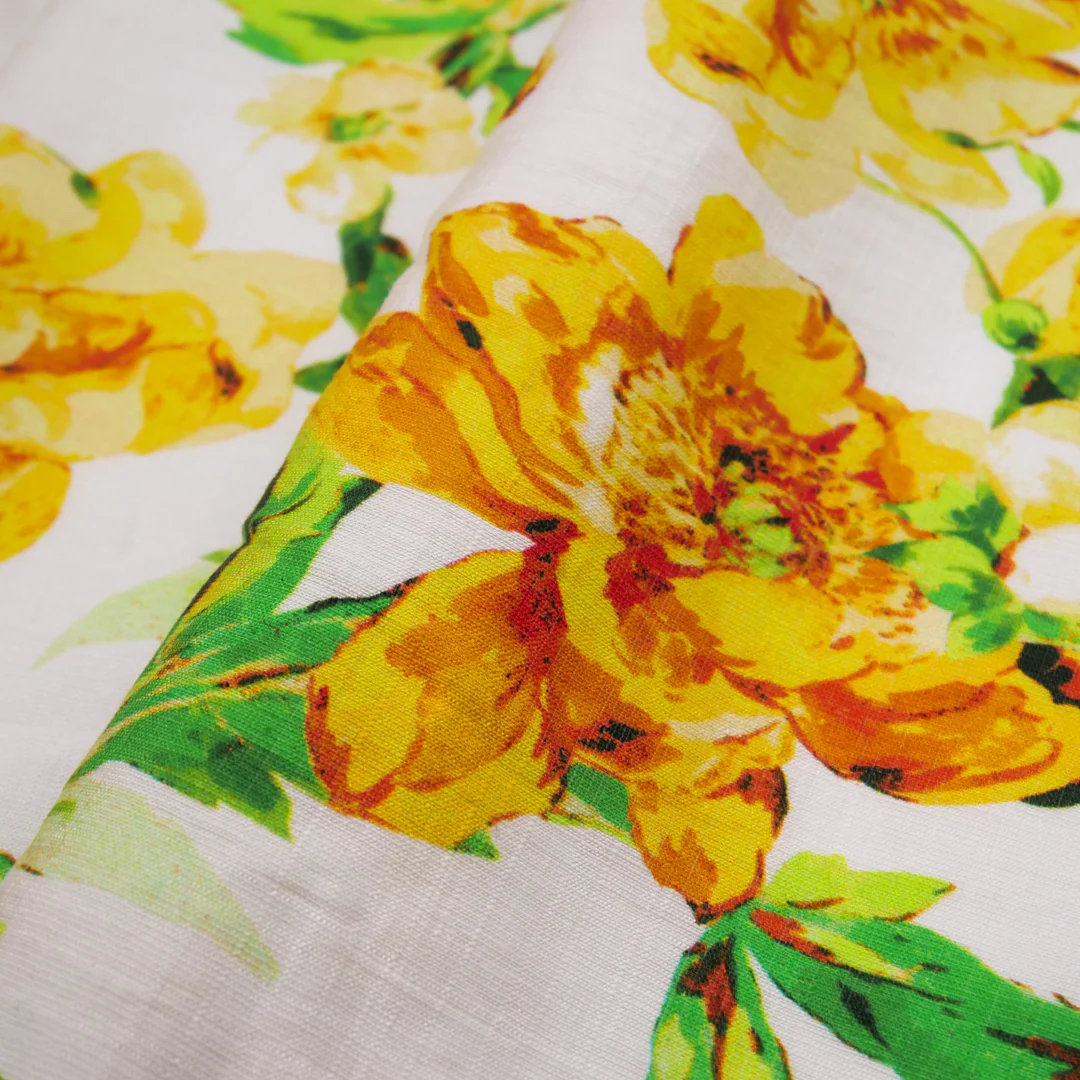 SUNSET SERENADE - SLUB PRINTS - FLORAL - Image 2