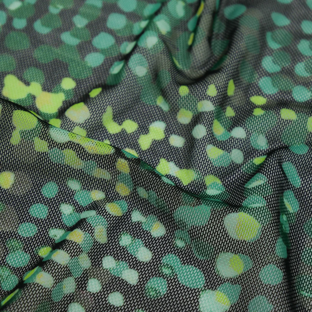 VERDE - MESH PRINTS - IRREGULAR DOTS - Image 4