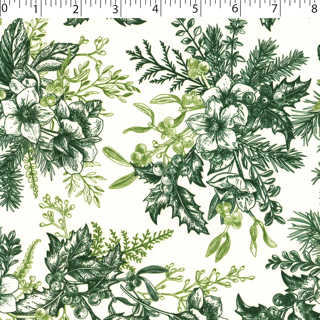 WINTER TOILE PRINTS - CHRISTMAS ROSE - Image 3